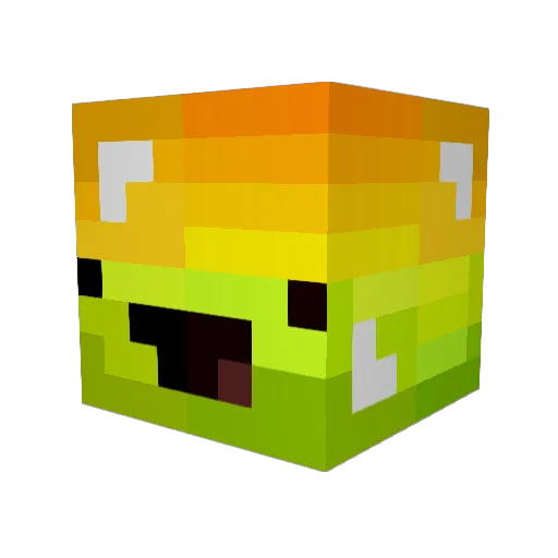 WwWwWwWS Minecraft avatar head, 3D render