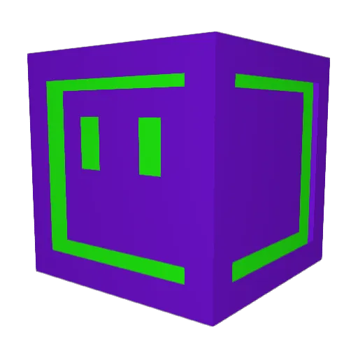 Wwoojj Minecraft avatar head, 3D render