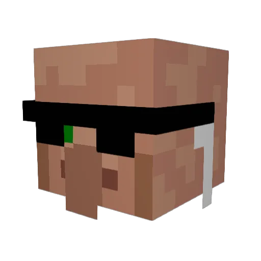 WxEmilioxW Minecraft avatar head, 3D render