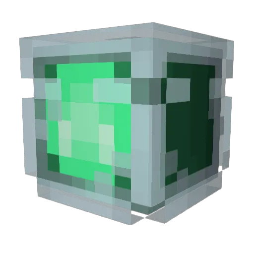 Wxlsn Minecraft avatar head, 3D render