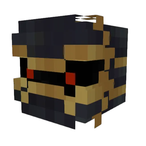 WxtchDxgs Minecraft avatar head, 3D render