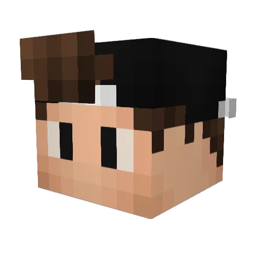 Wyatt0305 Minecraft avatar head, 3D render