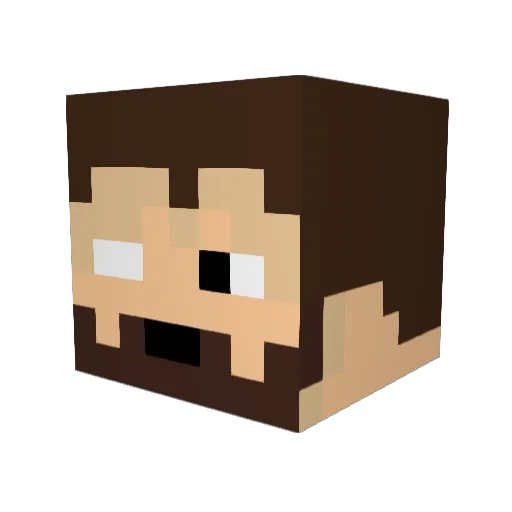 Wyatt1993 Minecraft avatar head, 3D render