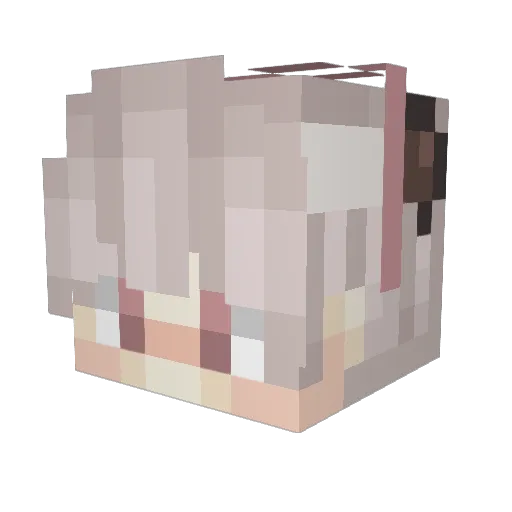 WyattMacg Minecraft avatar head, 3D render