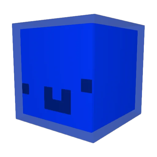 Wybity Minecraft avatar head, 3D render