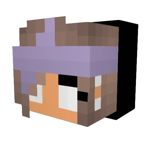 WyeSydXD Minecraft avatar head, 3D render