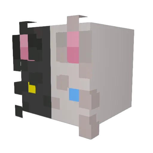 Wyevsu Minecraft avatar head, 3D render