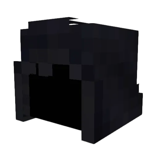 Wykpzz Minecraft avatar head, 3D render