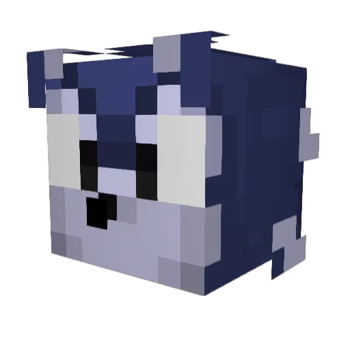 Wyld52 Minecraft avatar head, 3D render