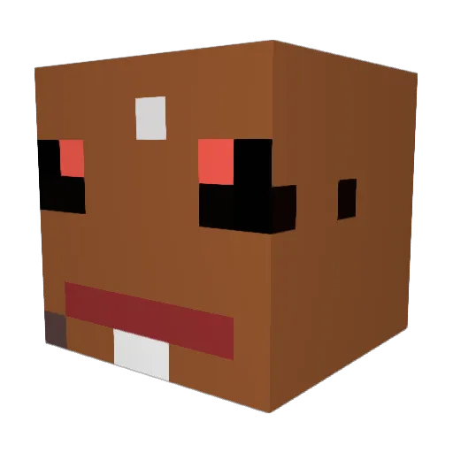 Wyldstar49 Minecraft avatar head, 3D render