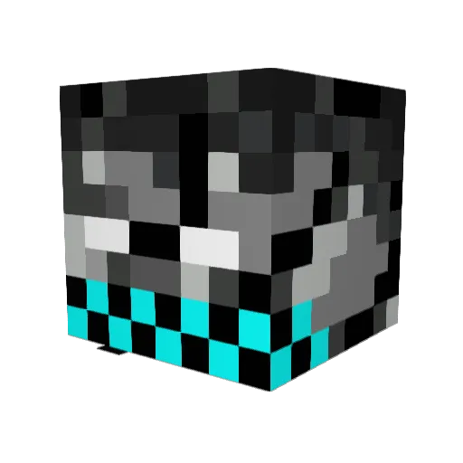 Wyndfleor Minecraft avatar head, 3D render