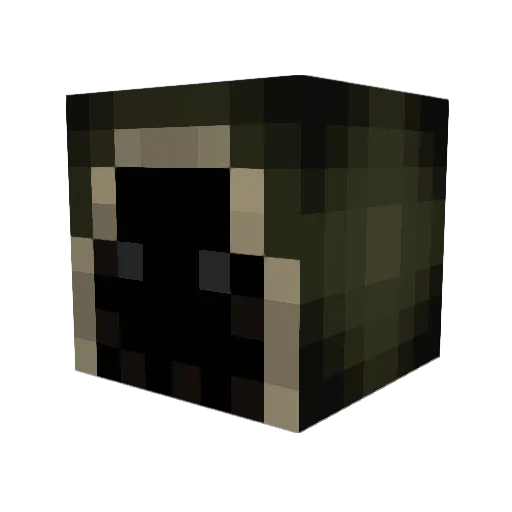 Wyndkin Minecraft avatar head, 3D render