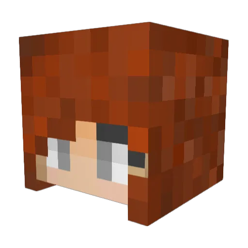WynneP1980 Minecraft avatar head, 3D render