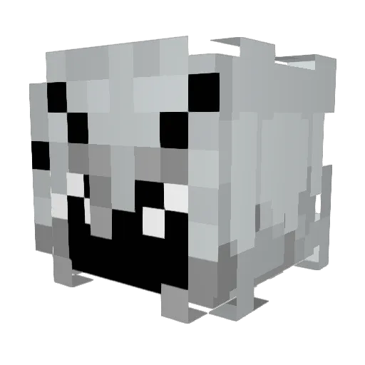 Wynnity Minecraft avatar head, 3D render