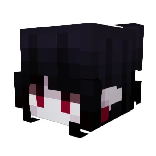 Wynnother Minecraft avatar head, 3D render