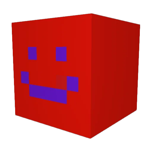 Wynnzu Minecraft avatar head, 3D render