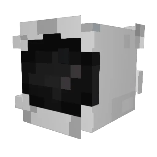 Wynsella Minecraft avatar head, 3D render