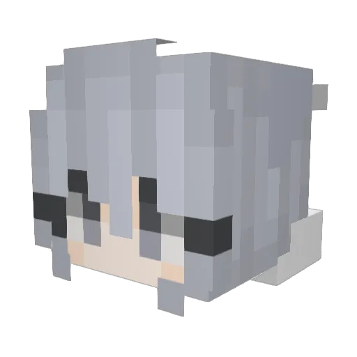Wynther Minecraft avatar head, 3D render