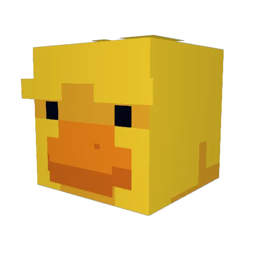 Wyphyn Minecraft avatar head, 3D render