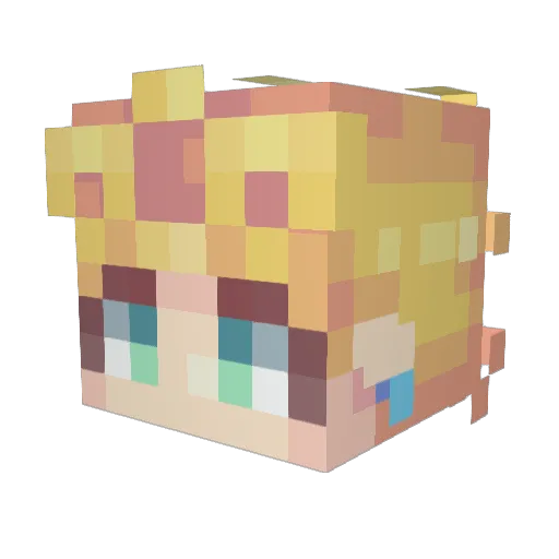 Wyrd_Pers0n Minecraft avatar head, 3D render