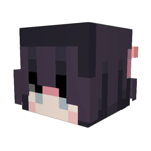 Wyrenth Minecraft avatar head, 3D render