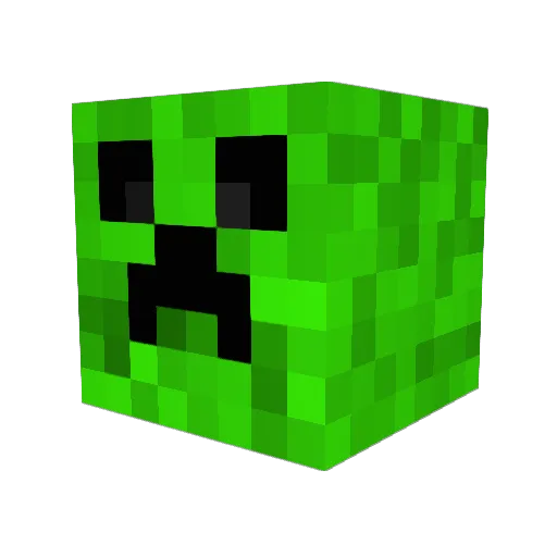 Wyreth Minecraft avatar head, 3D render