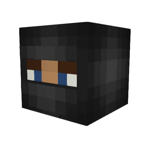 Wyroz_ Minecraft avatar head, 3D render