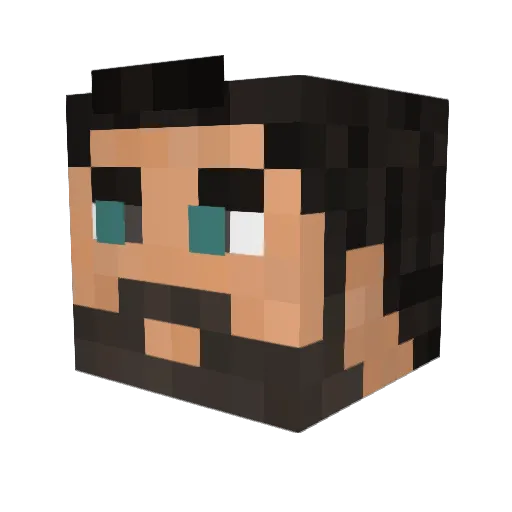 WysSnoozy Minecraft avatar head, 3D render
