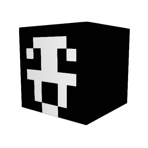 Wyshmaster Minecraft avatar head, 3D render