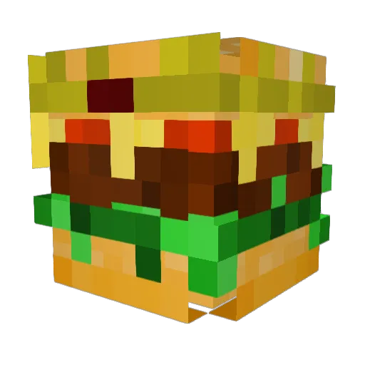 WythixPl Minecraft avatar head, 3D render