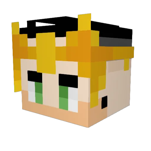 WyvernSlayar Minecraft avatar head, 3D render