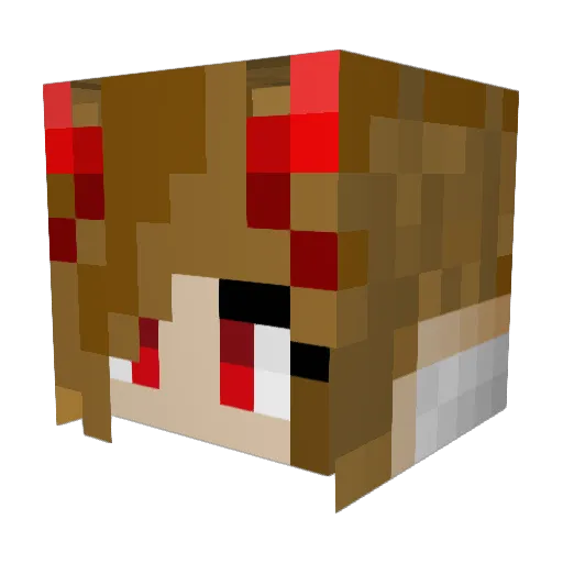 WyvernXI Minecraft avatar head, 3D render