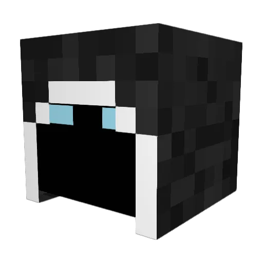 Wyvsh Minecraft avatar head, 3D render