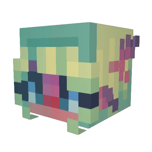 Wyzard1 Minecraft avatar head, 3D render