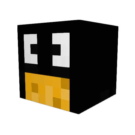WyzeWizard Minecraft avatar head, 3D render