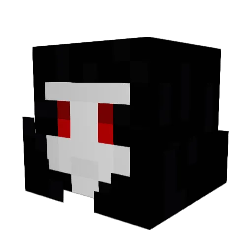 Wzay Minecraft avatar head, 3D render