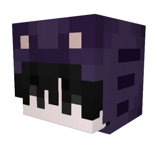 X00000000000000X Minecraft avatar head, 3D render