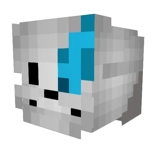 X0Game0X Minecraft avatar head, 3D render