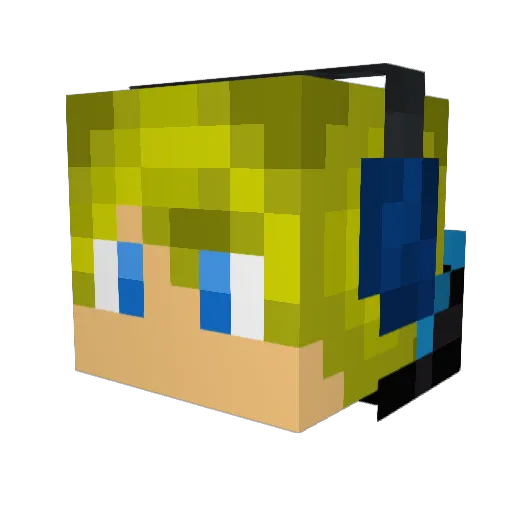 X0TheRealJack0X Minecraft avatar head, 3D render