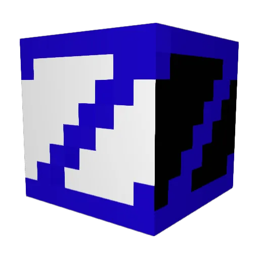 X0Z0K Minecraft avatar head, 3D render