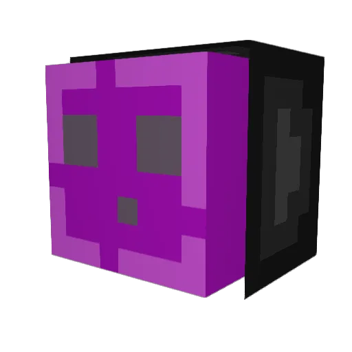 X12TheBasher Minecraft avatar head, 3D render