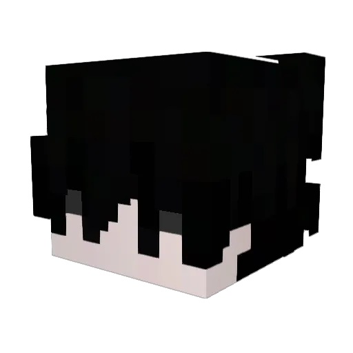 X1yang Minecraft avatar head, 3D render