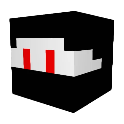 X3Zayan Minecraft avatar head, 3D render