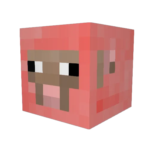 X3gion Minecraft avatar head, 3D render