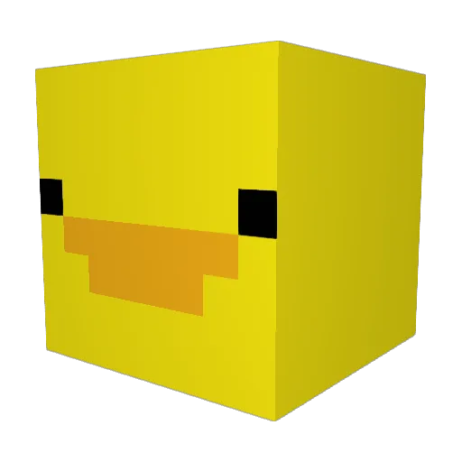 X4N3R019 Minecraft avatar head, 3D render