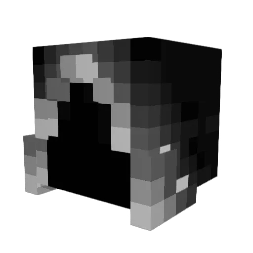 X4N4XS Minecraft avatar head, 3D render