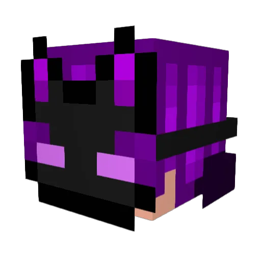 X4_spy Minecraft avatar head, 3D render