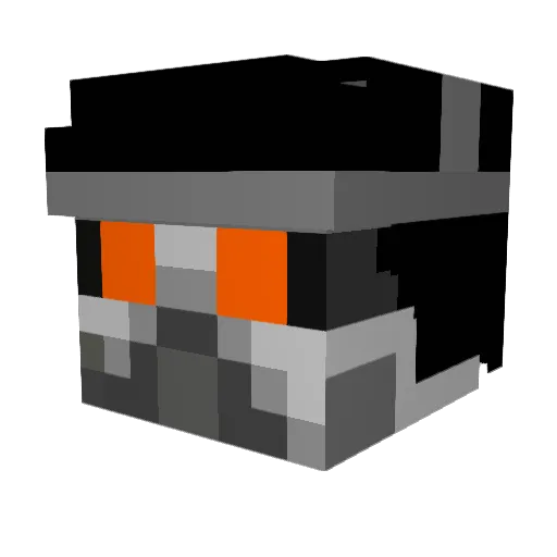 X4nkys Minecraft avatar head, 3D render