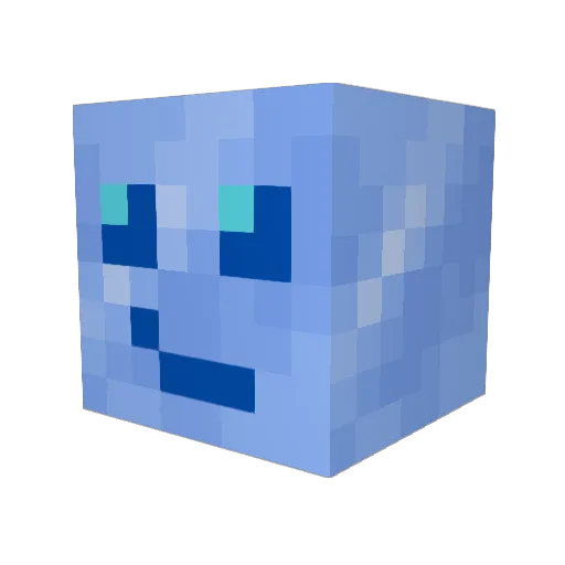 X5BEKA Minecraft avatar head, 3D render