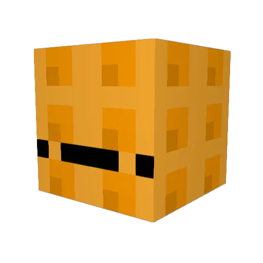 X5IMC Minecraft avatar head, 3D render